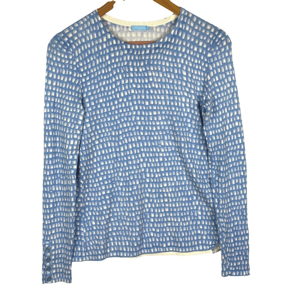 J.McLaughlin Womens Cotton Modal Pullover Sweater XS Preppy Comfort Breathable